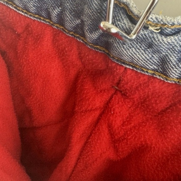 Wrangler Rugged Wear Distressed Thrashed Fleece Men’s 30x32” Grunge Denim Jeans - Picture 8 of 13